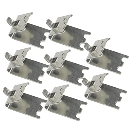 Gadpiparty 8 Piezas Clips de Soporte de Estante para Congelador para Refrigerador Accesorios de Cocina Duraderos y Flexibles para Organización de Refrigeradores y Congeladores