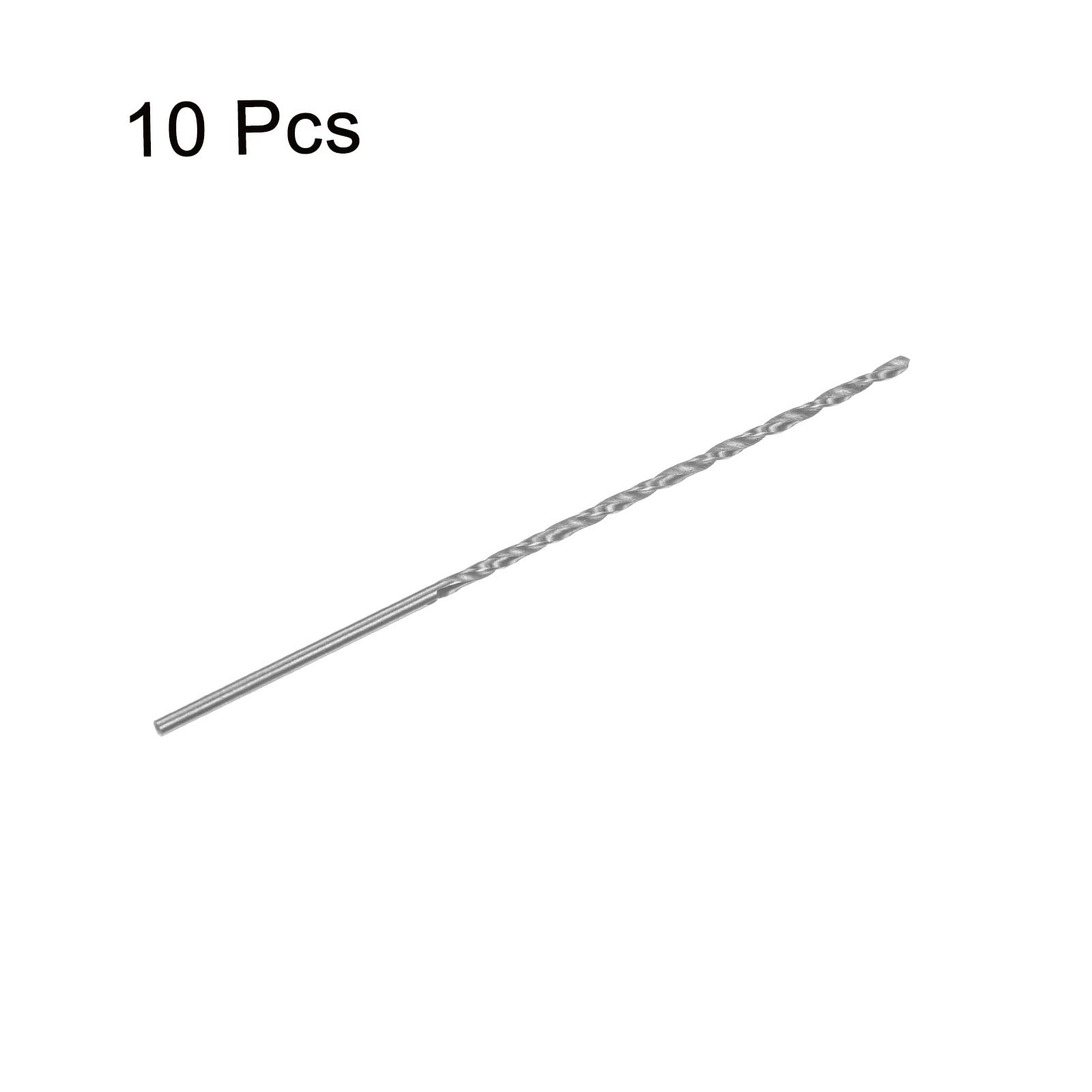 10 Punte Trapano Extra Lunghe HSS 1.7mm - Per Metallo, Legno E Plastica, Lunghezza 75mm - Foto 10