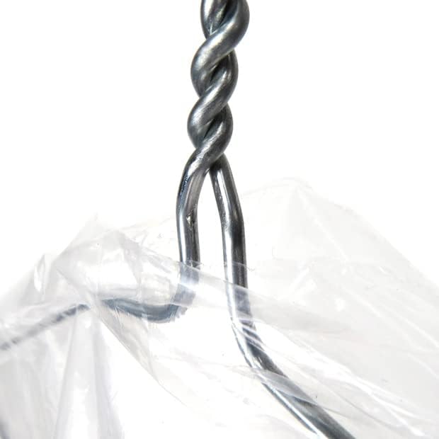 HANGERWORLD 6 Clear 84inch 100 Gauge Dry Cleaning Laundrette Polythylene Garment Clothes Cover Protector Bags.