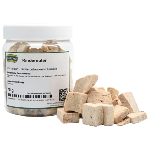 Produktbild von Masterfeed Trockenbarf Rindereuter gefriergetrocknet - 150 g