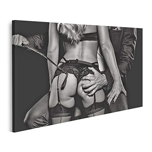 Tableau sur toile femme blonde et homme dominant islandburner pour décoration murale