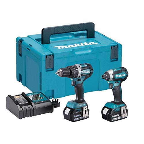 Pack outils électroportatifs DDF484 + DTD153 (2x5,0 Ah) - MAKITA DLX2180TJ