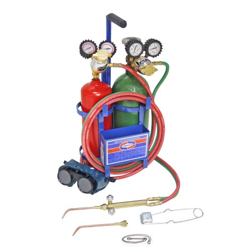 Uniweld K23C-T Patriot Weld and Braze Outfit with 500S Metal Carrying Stand and Tanks