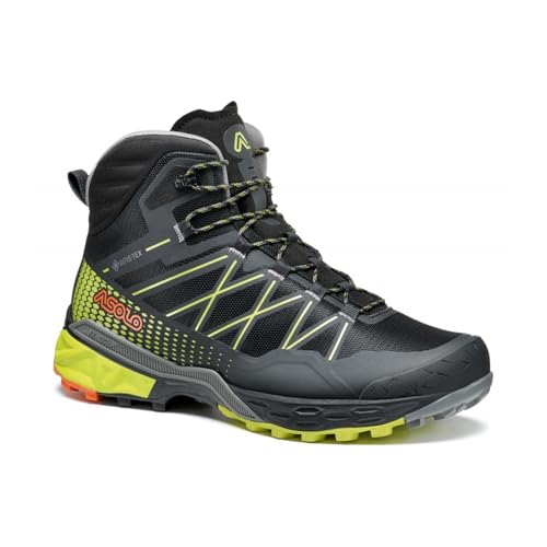 ASOLO Men's TAHOE MID GTX Waterproof Breathable Cushioned Mid Cut Hiking Shoes for Fastpacking in Rugged Terrains
