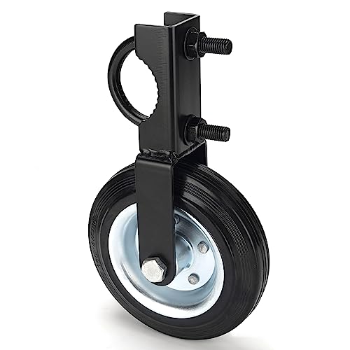 634 heavy duty farm gate wheel black 1 pack
