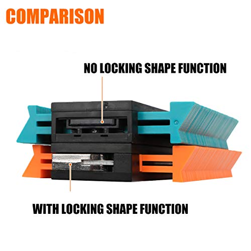 Saker Contour Duplication Gauge-Adjustable Lock -Precisely Copy Irregular Shape Duplicator -Irregular Welding Woodworking Tracing - Must Have Tool for DIY Handyman, Construction(10 Inch+5 Inch)