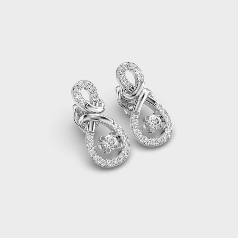 Boucles d'oreilles nœuds argent 925 le cadeau de luxe idéal
