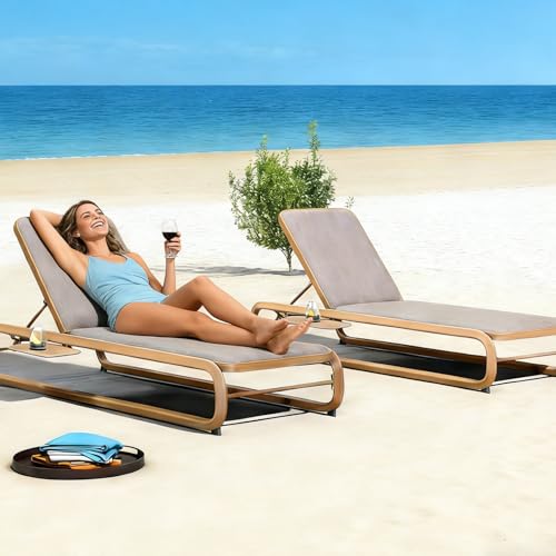 Cojín de asiento impermeable 180x60x8 cm lavable para sofá de jardín 6