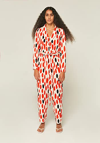 Combinaison à pois confortable en taille 44 pour sublimer la silhouette - 3