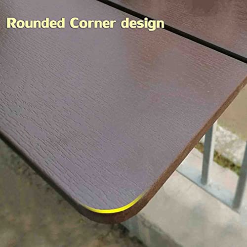 Mesa Dobrável Para Varanda Ao Ar Livre, Mesas Laterais De Bar Para Corrimão Montadas Na Parede, Mesa