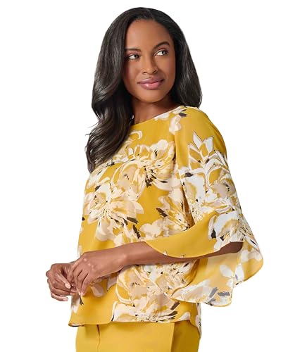 Kasper Girls' Ruffle Sleeve Blouse2