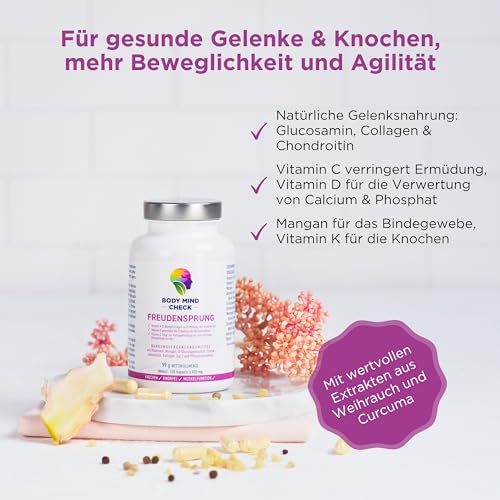 Gelenkkapseln BodyMindCheck FreudenSprung hochdosiert 120 Kapseln
