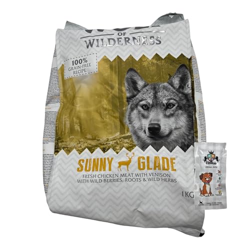 AETN Creations Wolf of Wilderness Dry Dog Food, 1kg, Chicken & Venison
