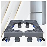 Einfach Zu Bewegen: Bewegen Sie Ihre Hochleistungsmaschine einfach überall hin, reinigen Sie den Boden und die Rückseite einfacher, reduzieren Sie die Feuchtigkeit und verlängern Sie die Lebensdauer Ihrer Waschmaschine und Ihres Trockners.