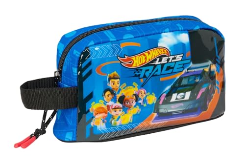 Safta HOT WHEELS LET'S RACE - Porta Desayunos Térmico, Termo, Portatodo, Calidad y Máxima Resistencia, Porta Comida, Recreo, 21.5x6.5x12 cm