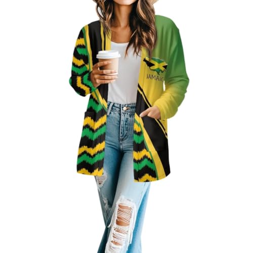 Image of Womens Open Fron Cardigan Sweaters Long Sleeve Tops Daily Coats