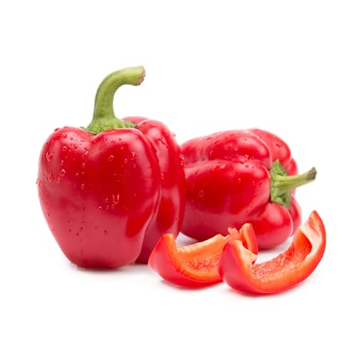 Rote Paprika | Frische Farbenfrohe Paprika (Rot, 1 KG)