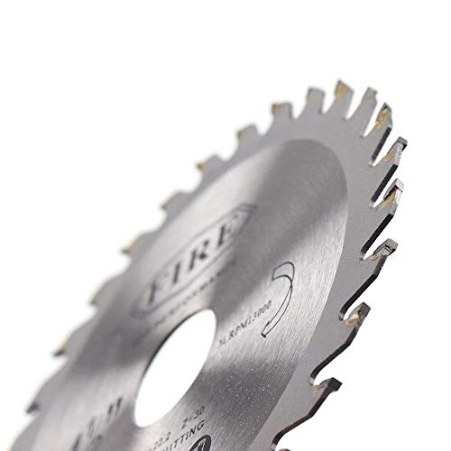 Nuodunco 3 Pack 4-1/2 Inch 30T Circular Saw Blade With 7/8 Inch Arbor, Carbide Tipped Teeth High-Speed Woodworking Cutting Saw Blade For Angle Grinder #TOP5