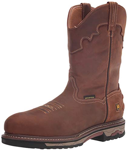 Image of Dan Post Mens Journeyman 1 Inch Waterproof Composite Toe Work Safety Shoes Casual - Brown