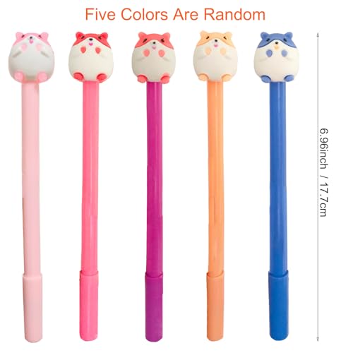 Bolígrafos de gel Cute Hamster negro 0.5 mm pack 20 miniatura 2
