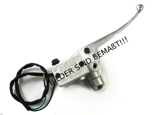 HMParts Bremszylinder Handbremszylinder Rechts Für 22mm Lenker – Mit Feststellung, Typ 3, Für ATV/Quad, Von HMParts Quad Bremspumpe