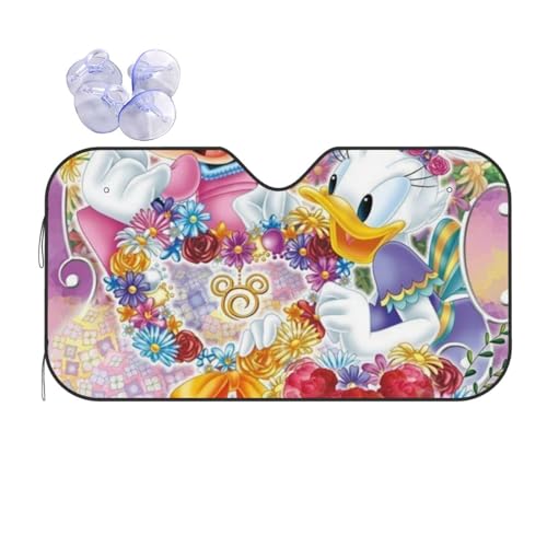 人気ミッキーとミニー13 キャラクター かわいい 車用サンシェード フロントカバー 日よけ 遮熱 遮光 断熱 防熱 夏用 折りたたみ カーズ 車 サンシェード 車用 日除け フロントサンシェード 軽自動車 簡単取り付け S