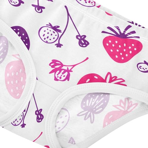 Girls' Underwear Strawberry Toddle Brief Panties 2-8 Years 203007284