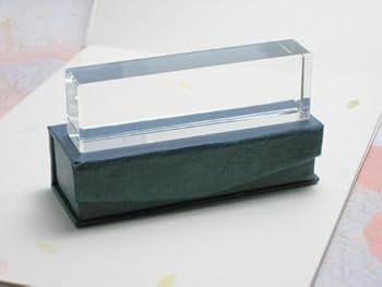 Amazon | 文鎮・ペーパーウェイト クリスタル文鎮 | 文鎮