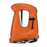 SOLY Inflatable Snorkel Vest Adult, Snorkeling Vest...