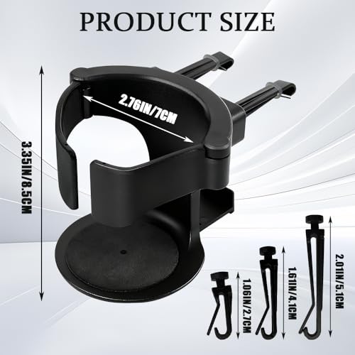 Portavasos para carro universal negro Surosha miniatura 2