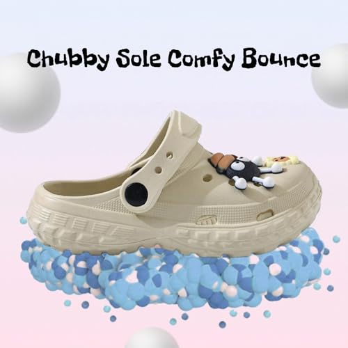 Kids Cute Cartoon Clogs, Playful Monster Charm Sandals, Soft EVA Slippers Arch Support Lightweight Indoor Outdoor Baby Girls Boys4