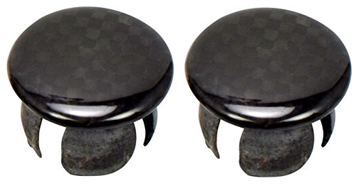 Domain Cycling Real Carbon Fiber Bike Handlebar End Plugs Perfect for Most Bicycles