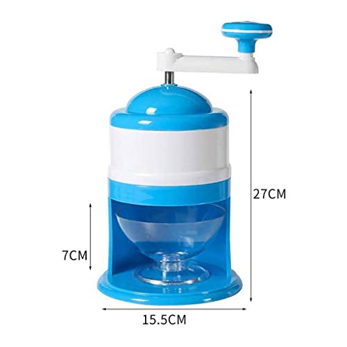 LLSS Ice Crusher Grinder Shaver Manueller Haushalt Ice Chipper Snow Cone mit Handkurbel – Bild 3