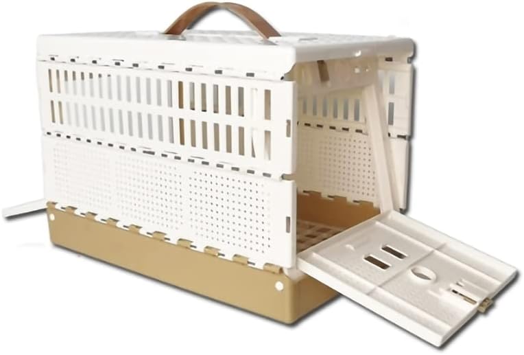 Jaula De PláStico Para Palomas, Jaula Para Informes De Palomas,Entrenamiento De Palomas Para Aves De Corral Plegable PortáTil Y Jaula Para Moscas (30 * 20 * 22cm)