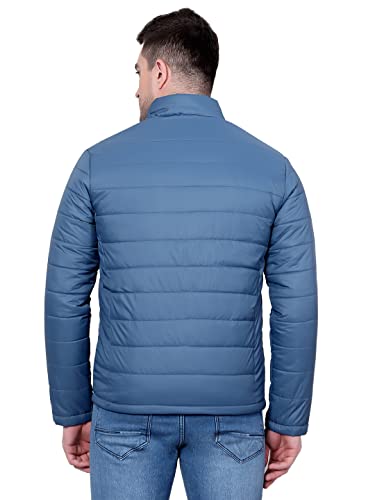 Image of KOTTY Men's Nylon Regular Solid Stylish Designed for Comfort and Warmth Puffer Jacket