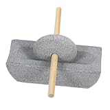 Kichvoe Antiker Steinmühlen Handkurbel Traditioneller Gewürz Kaffee-mühlstein Mit Holzgriff Zum Mahlen Von Tee Gewürzen Und Körnern Kompakte Küchenshilfe