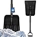 Produktbild KOTARBAU® Auto Schneeschaufel Kunststoff Schneeschieber mit Aluminium Extra-Click Griff 80cm Kleine Auto Spaten Schneeschippe Schneeräumgeräte Schnee Schaufel Schneeschaufeln Schneeschüppe Klappspaten