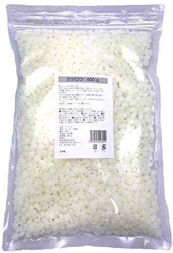 ミツロウ600ｇ 徳用 手作りろうそく・蜜ろうラップに