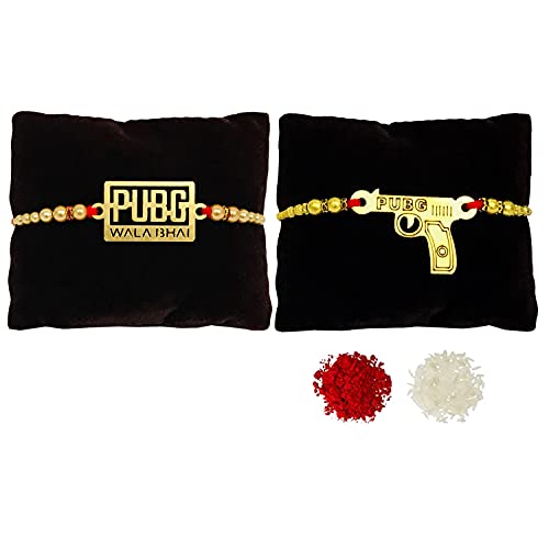 Image of Base Metal Raksha Bandhan Rakhi for Men (Brown)