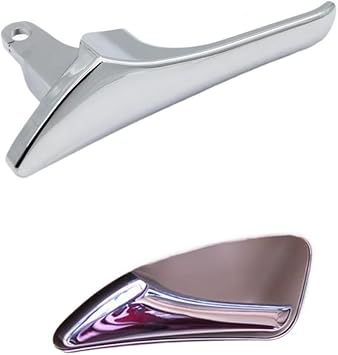 Car Interior Front Rear Left Right Chrome Door Handle Compatible with Mercedes Benz E CLS Class W211 W219 E320 E500 E63 AMG 2117660124Rear Left