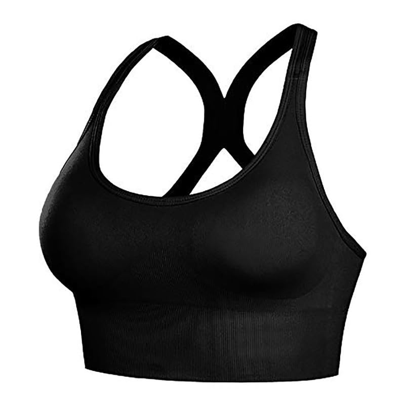 brachy Women's Racerback Lighty Padded Cup Full Coverage with Removable Pads Sports Workout Yoga Bra(PLUMSPRT-P)-picture-11