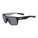 Nike EV0876-001 Charger HH Sunglasses (One Size), Black/Matte Black, Grey with Silver Flash Lens