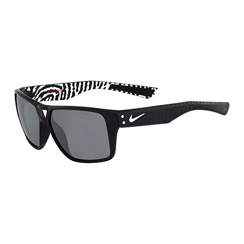 Nike EV0876-001 Charger HH Sunglasses (One Size), Black/Matte Black, Grey with Silver Flash Lens