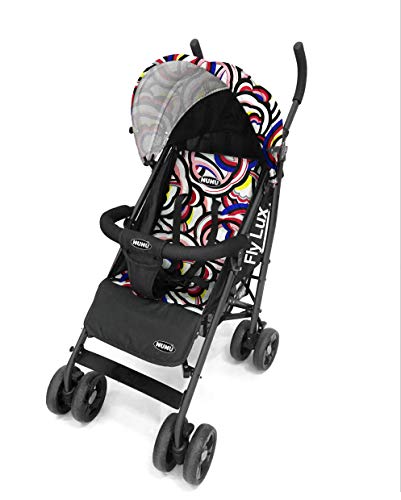 BK-B632-FT Cochecito paseo NUNU' Fly Lux plegable y portaobjetos 79x48.5x105 cm