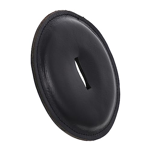 1pc Army Cymbal Pad Squeeze Coin Pouch Musical Sound Hole Cushion Portable Cymbal Accessory Sound Hole Gasket Coin Pouch for Men Instrument Wraps Belt Buckle Belt Men Cowhide Black