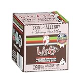 Licks Pill-Free Dog Skin & Allergy - Omega 3 Dog Allergy Relief - Vitamins & Supplements for Itch Relief - Turmeric Supplement for Skin - Gel Packets - 10 Use