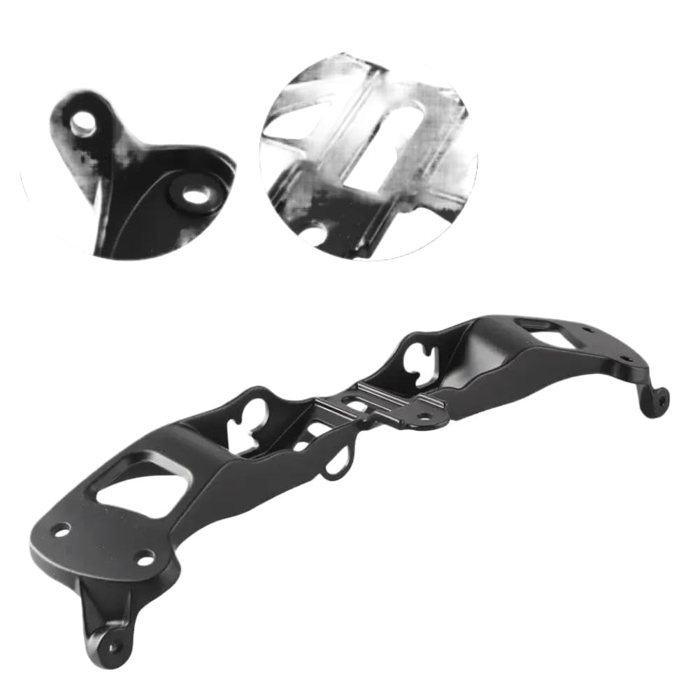 Ewtphjzee Onecolor Motorcycle Front Headlight Upper Fairing Stay Bracket Holder Compatible With Kawasaki Zx6r 2005 2006 2007 2008 Cnc