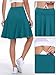 ANRABESS Knee Length Skorts Skirts for Women 2026 Summer High Waisted Golf Tennis Skirt Casual Travel Built-in Shorts Clothes Green X-Large