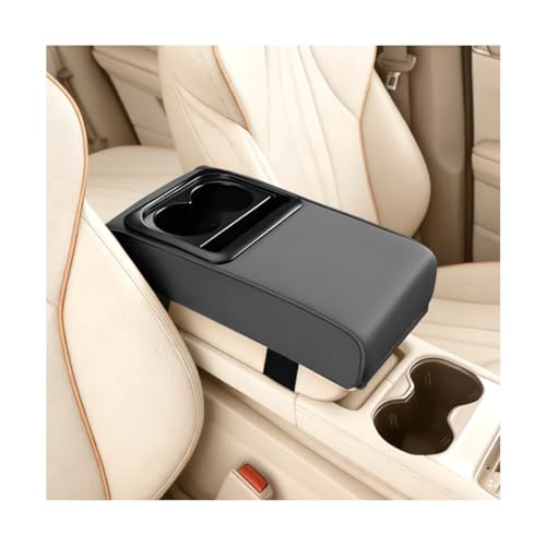 Ywdiml Car Center Console Armrest Pillow, Leather Vehicle