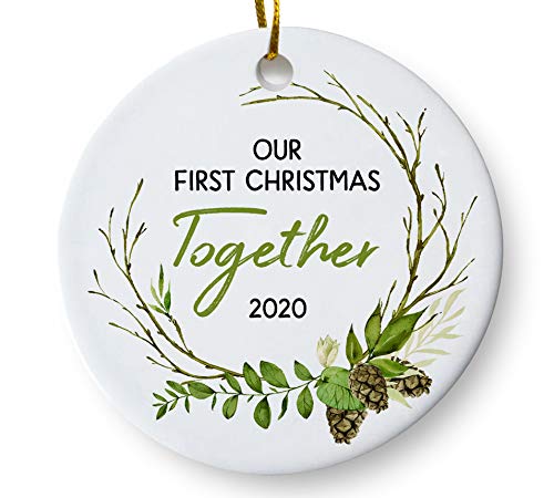 boyfriend and girlfriend first christmas ornament